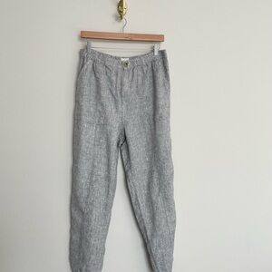 Lou & Grey 100% linen pants